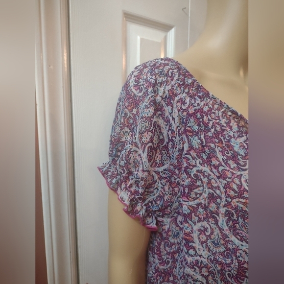 Liz Claiborne women's size medium blouse shirt top - Picture 2 of 6